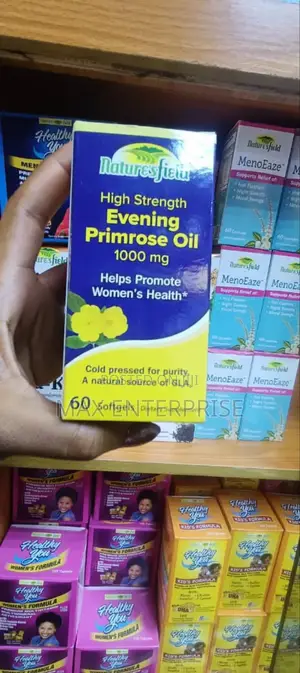Nature's Field High Strength Evening Primrose Oil 1000mg