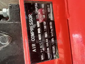 600l 10hp Air Compressor 12.5mpa