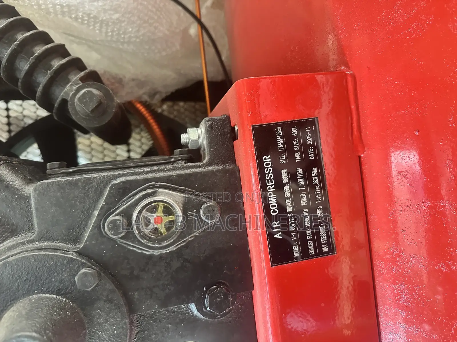 600l 10hp Air Compressor 12.5mpa