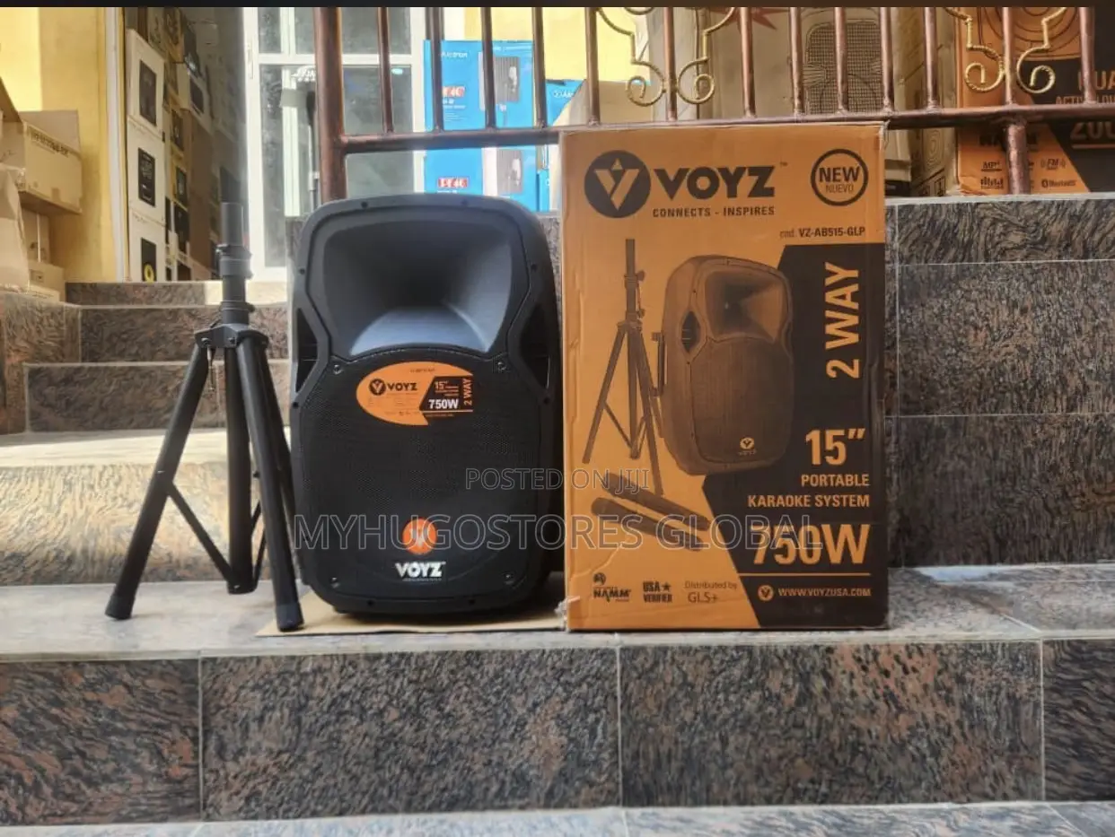 Voyz 15" Powered Pa Systems Bluetooth Usb Drive