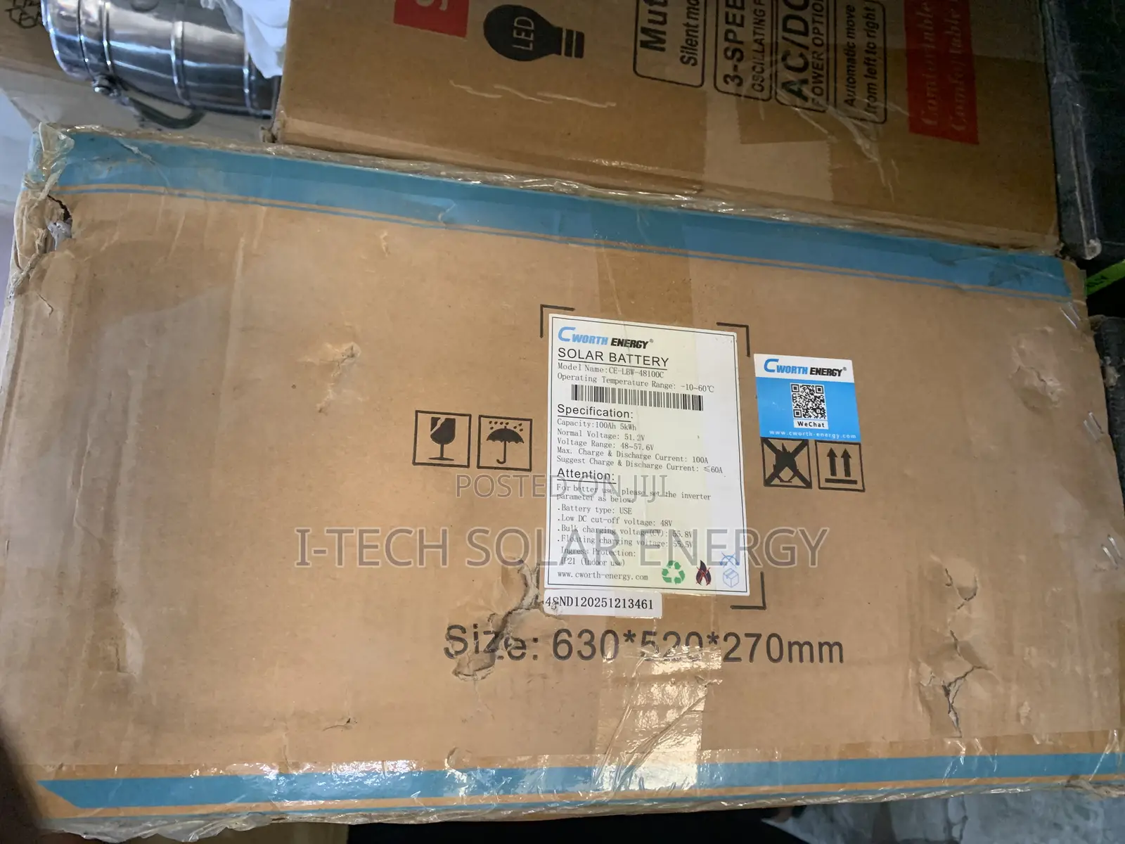 5kwh Cworth Solar Lithium Battery