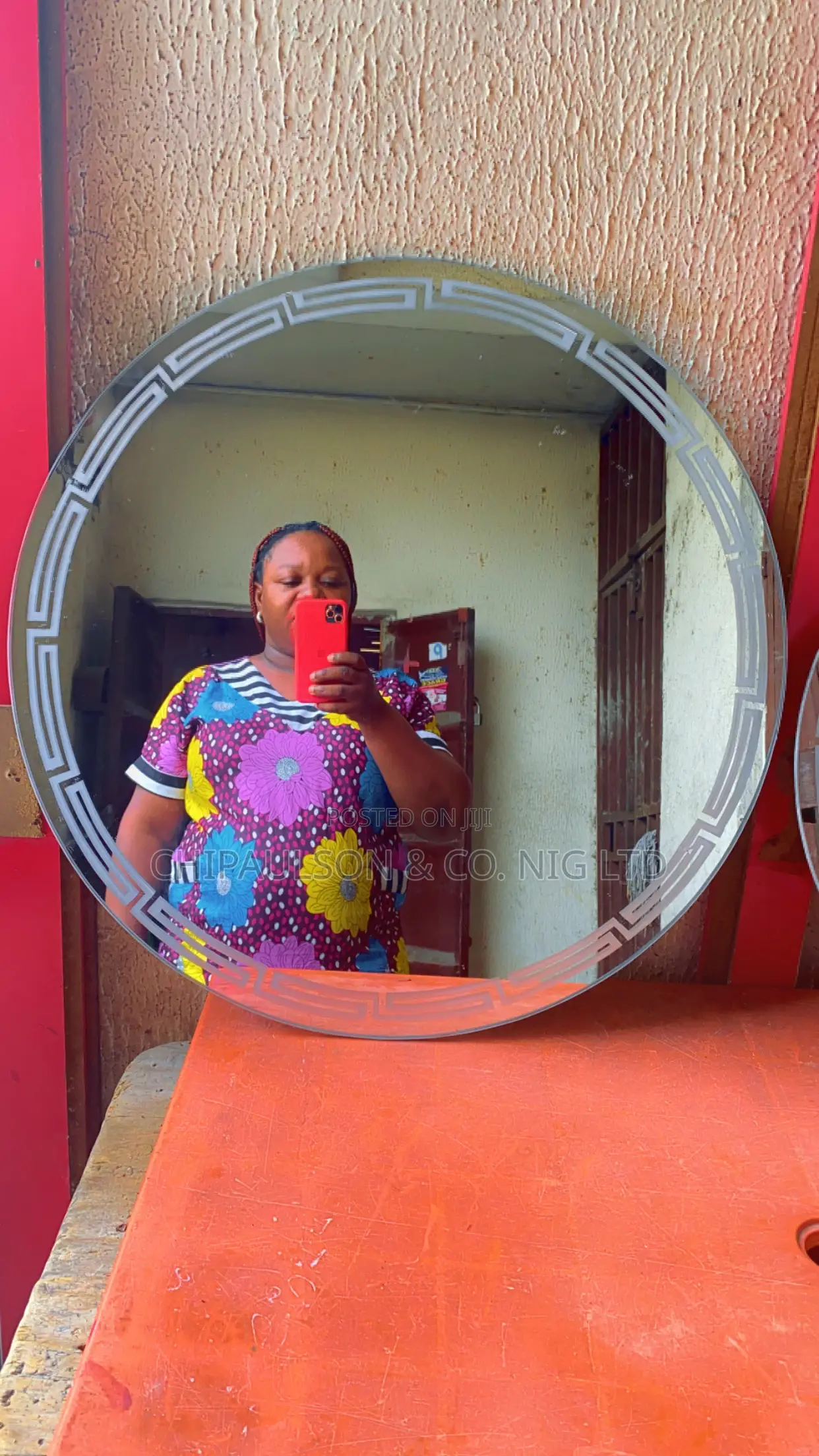 Aluminum Dressing Mirror