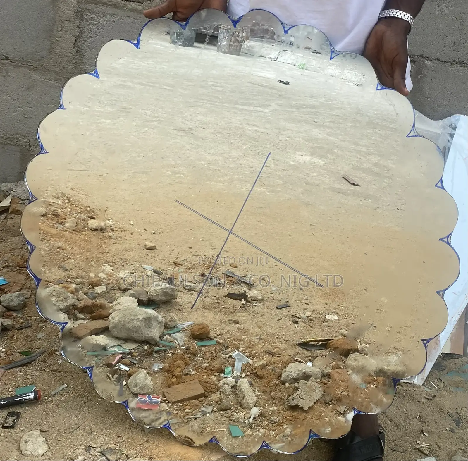 Aluminum Dressing Mirror