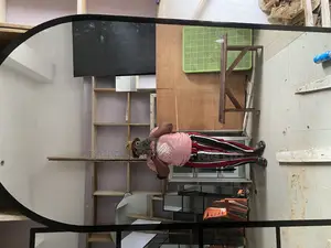 Aluminum Dressing Mirror