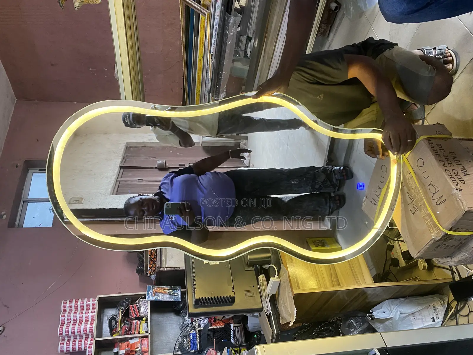 Aluminum Dressing Mirror