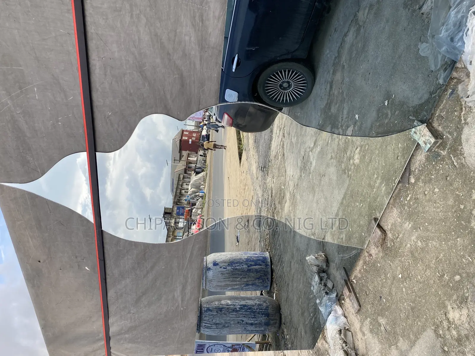Aluminum Dressing Mirror