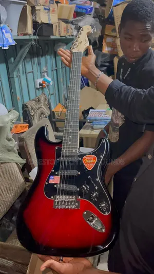 Fender Stratocaster Electric Guitar – Crimson Red Burst