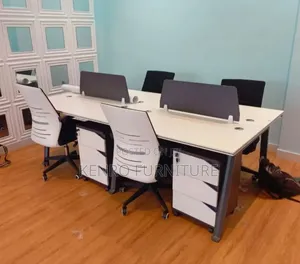 Workstation Table With 4-chair