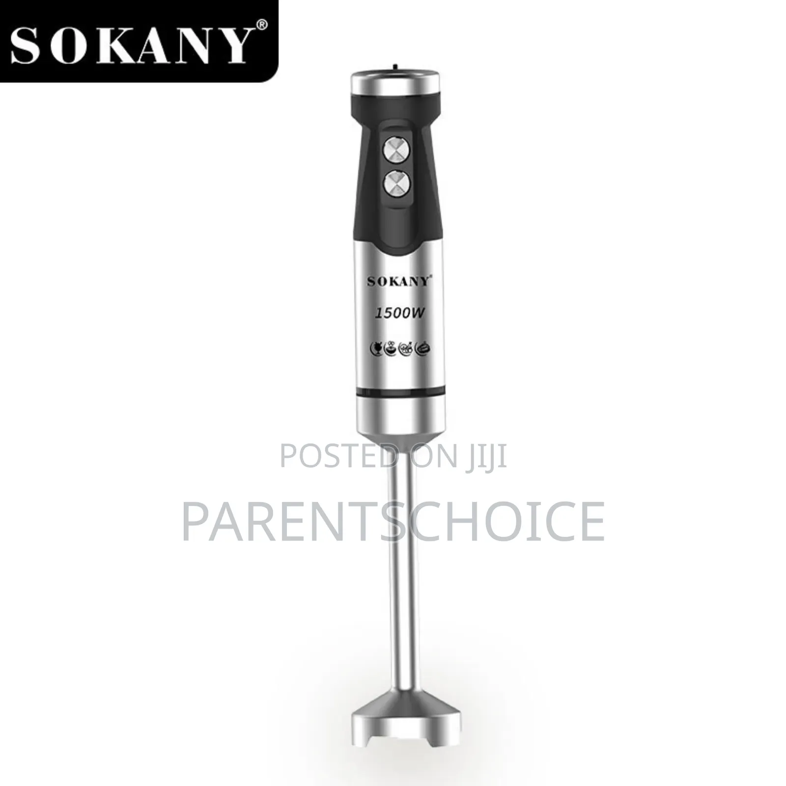 Sokany 1500w High Power Hand Blender With 20-Speed Stepless Control