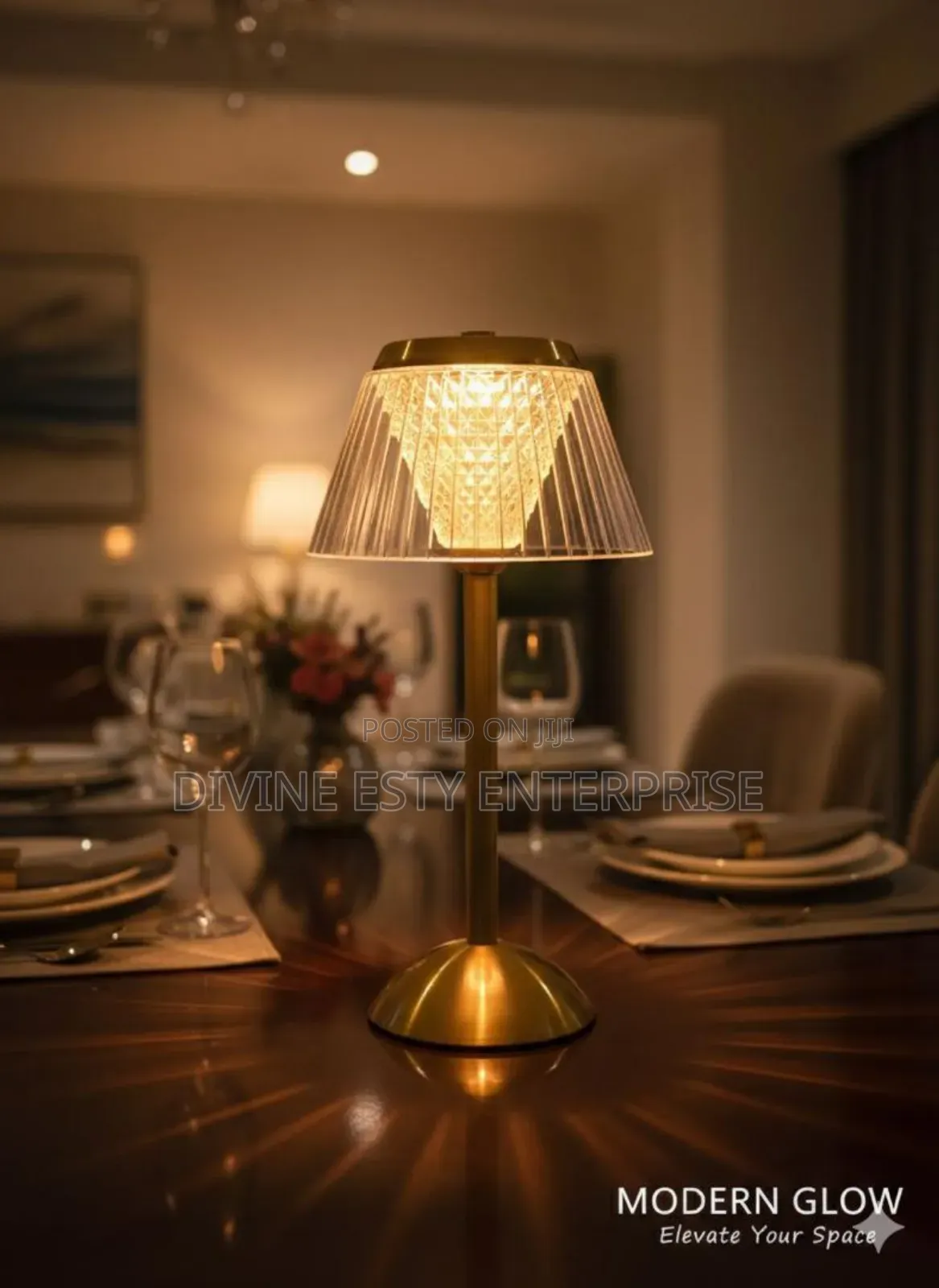 Golden Glow Table Lamp