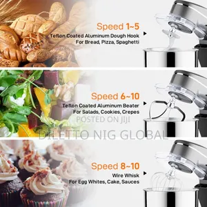 Jm Chefpro Die Cast 8l+5l Digital Stand Mixer 1800w