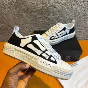 Top Quality Amiri Skeletal Unisex Sneakers