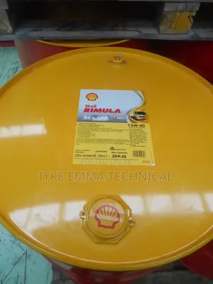 Shell Rimula R4 X 15w-40 Industrial Lubricant 209-Liter Drum