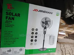 Jidjindian 16inches Solar Standing Fan 16" Standing Fan