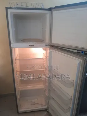 Standing Fridge Double Door With Upper Freezer