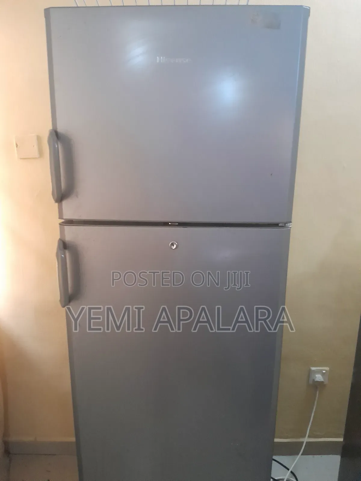 Standing Fridge Double Door With Upper Freezer
