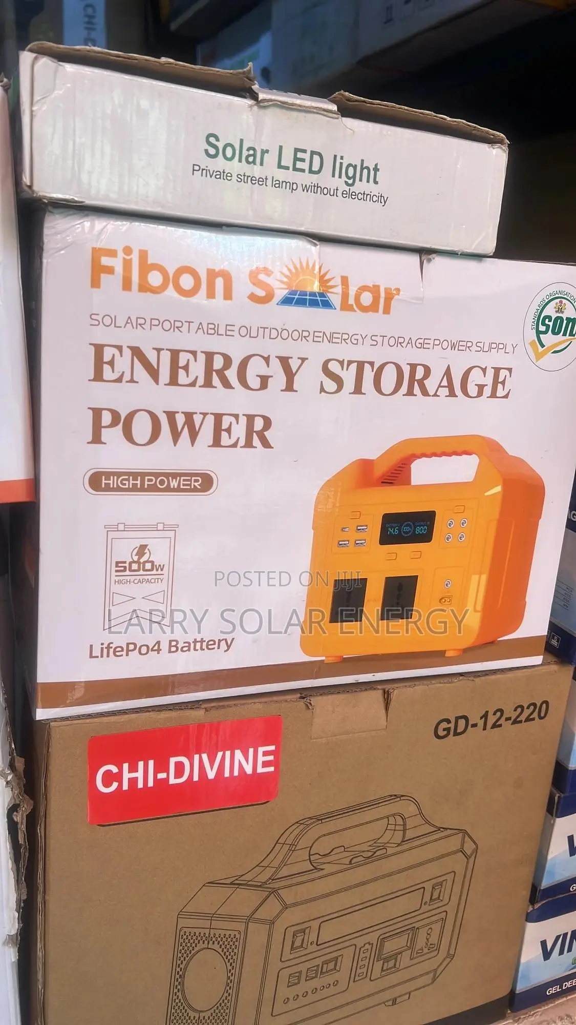 500w Solar Generator Come With 100w Solar Panel