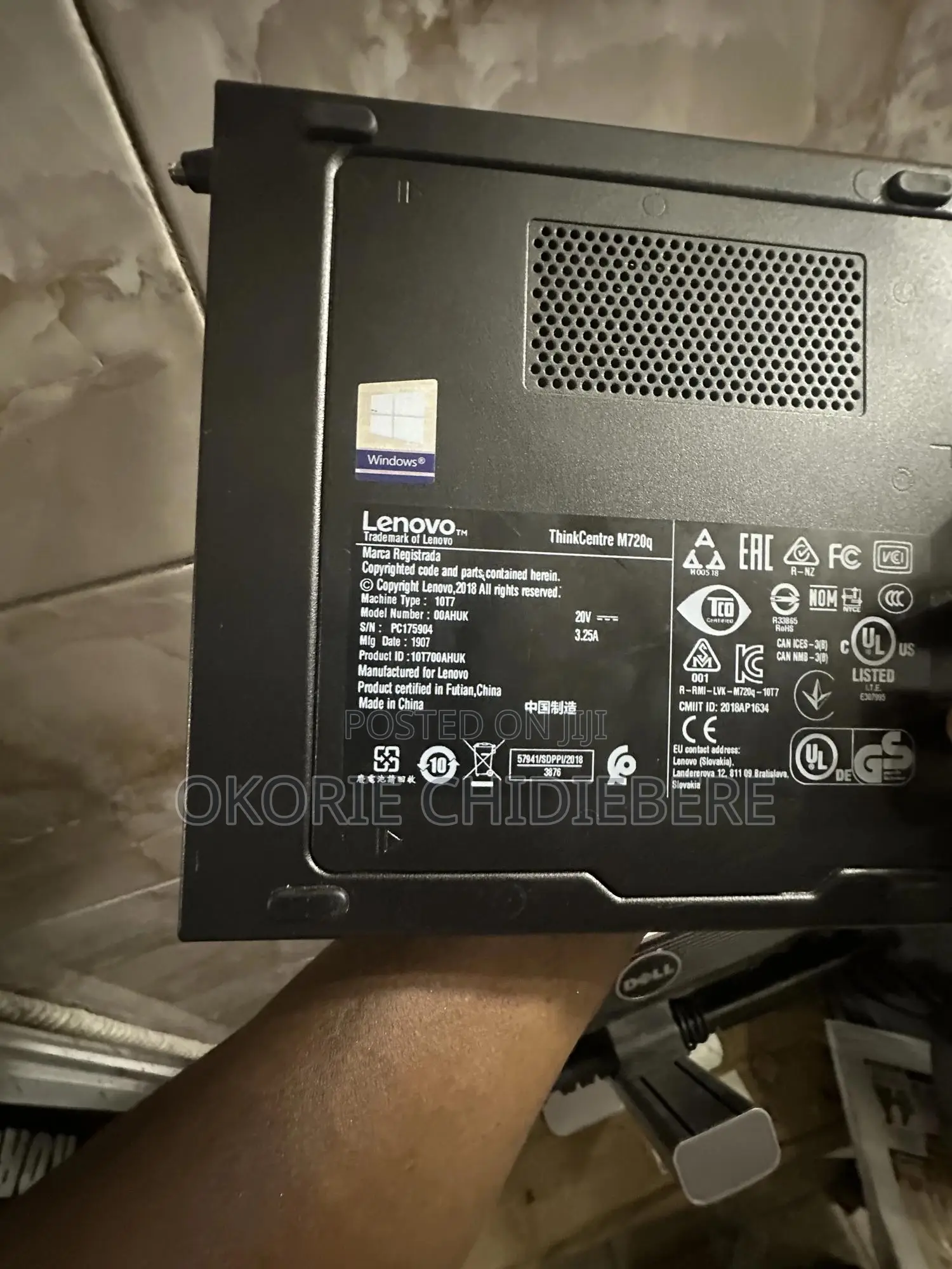 Desktop Computer Lenovo ThinkCentre M720 8GB Intel Core i5 SSD 256GB
