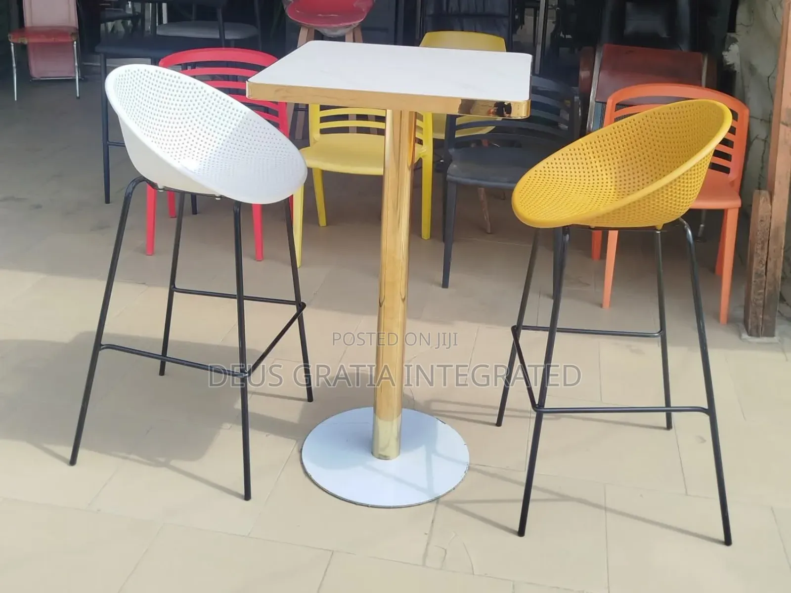 Stackable Bar Stool With Table