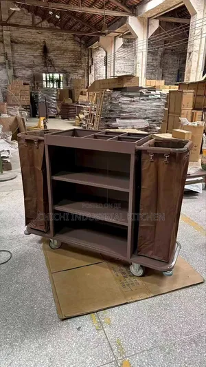 Hotel Housekeeping Cart/Room Service Cleaning Trolley