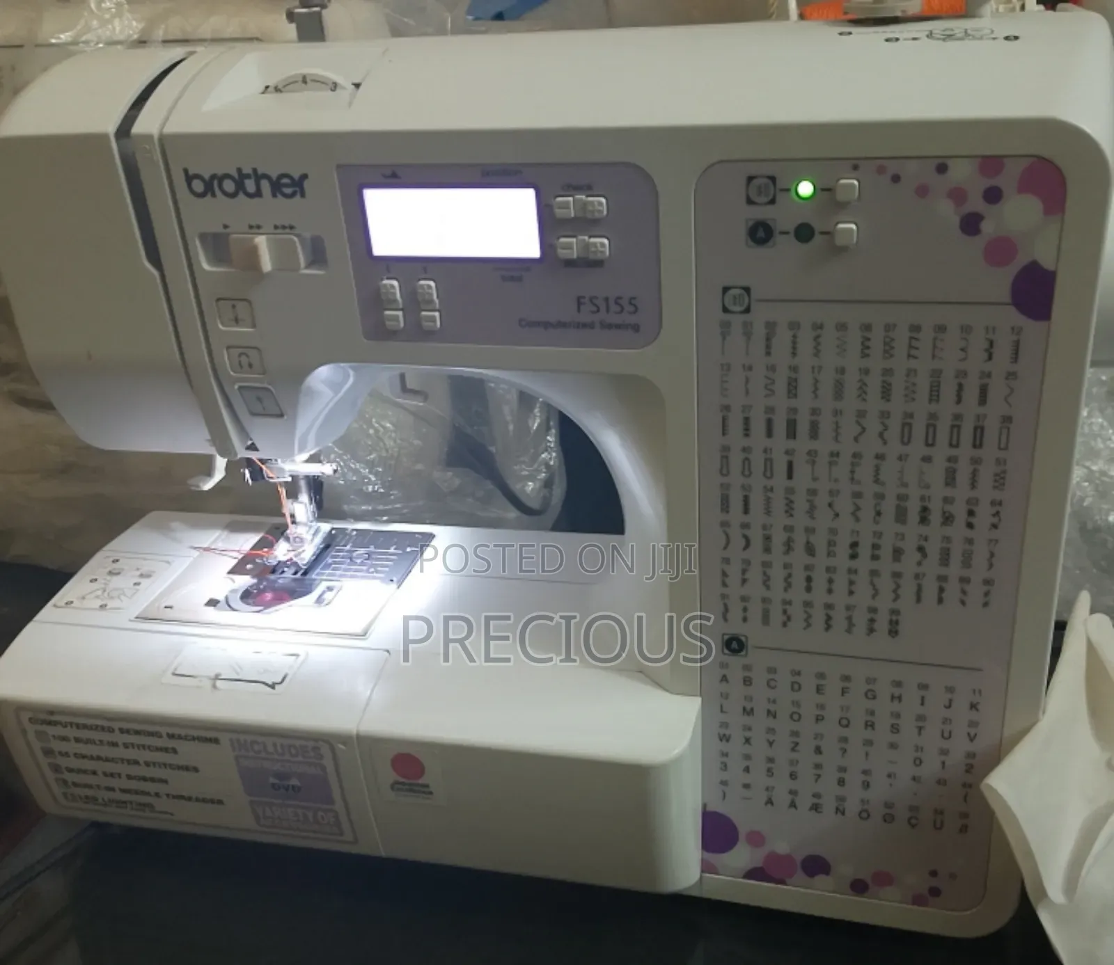 Computerized Sewing Machine for Embroidery and Monograming