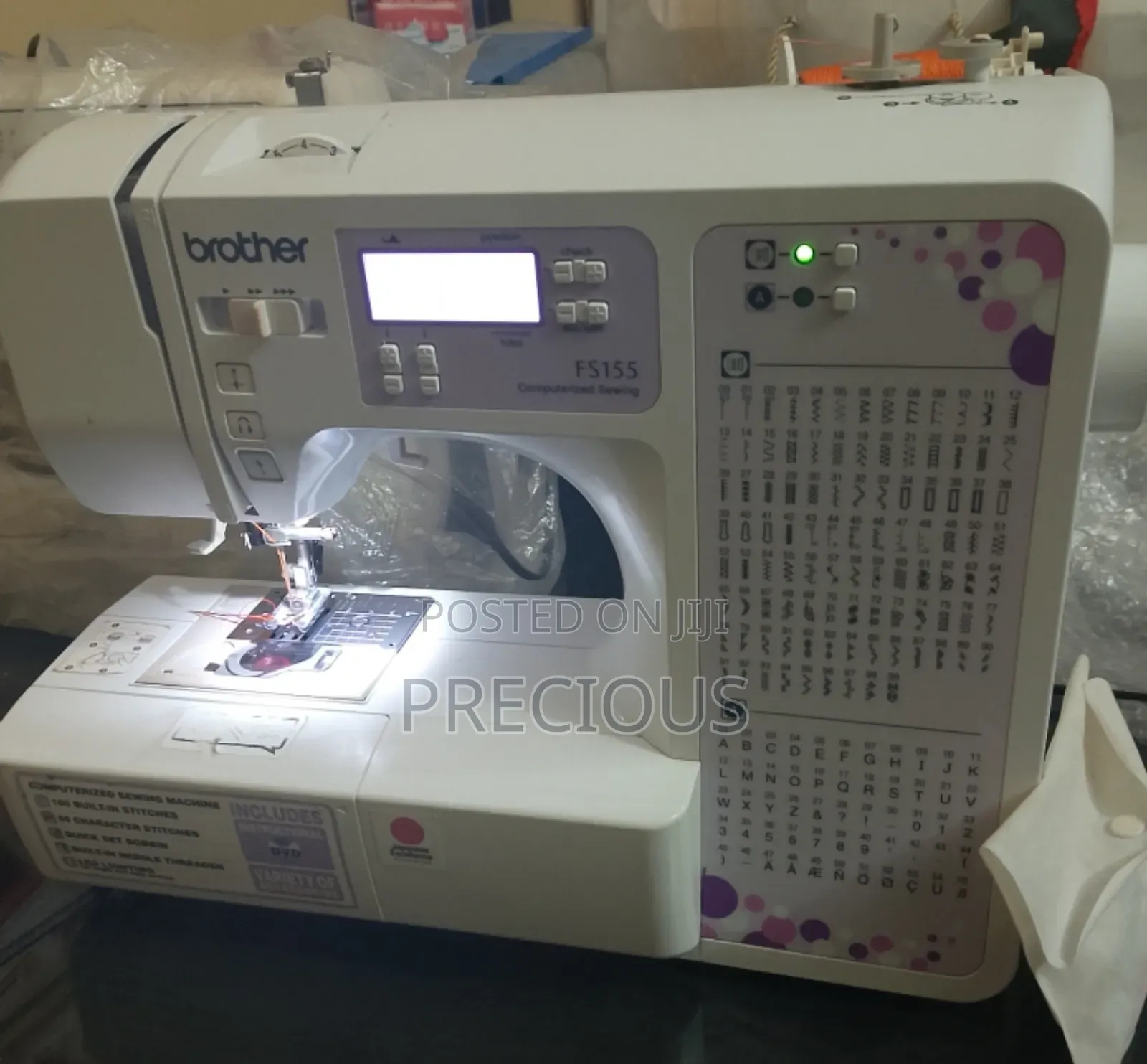 Computerized Sewing Machine for Embroidery and Monograming