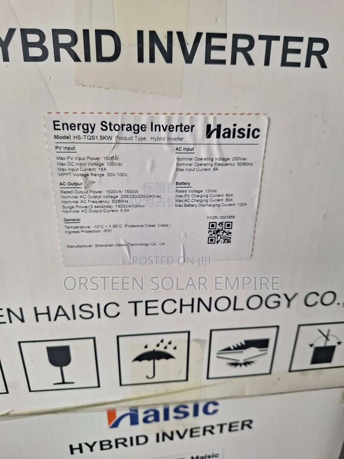 Haisic 4kwh Plus 1.5kva All in One