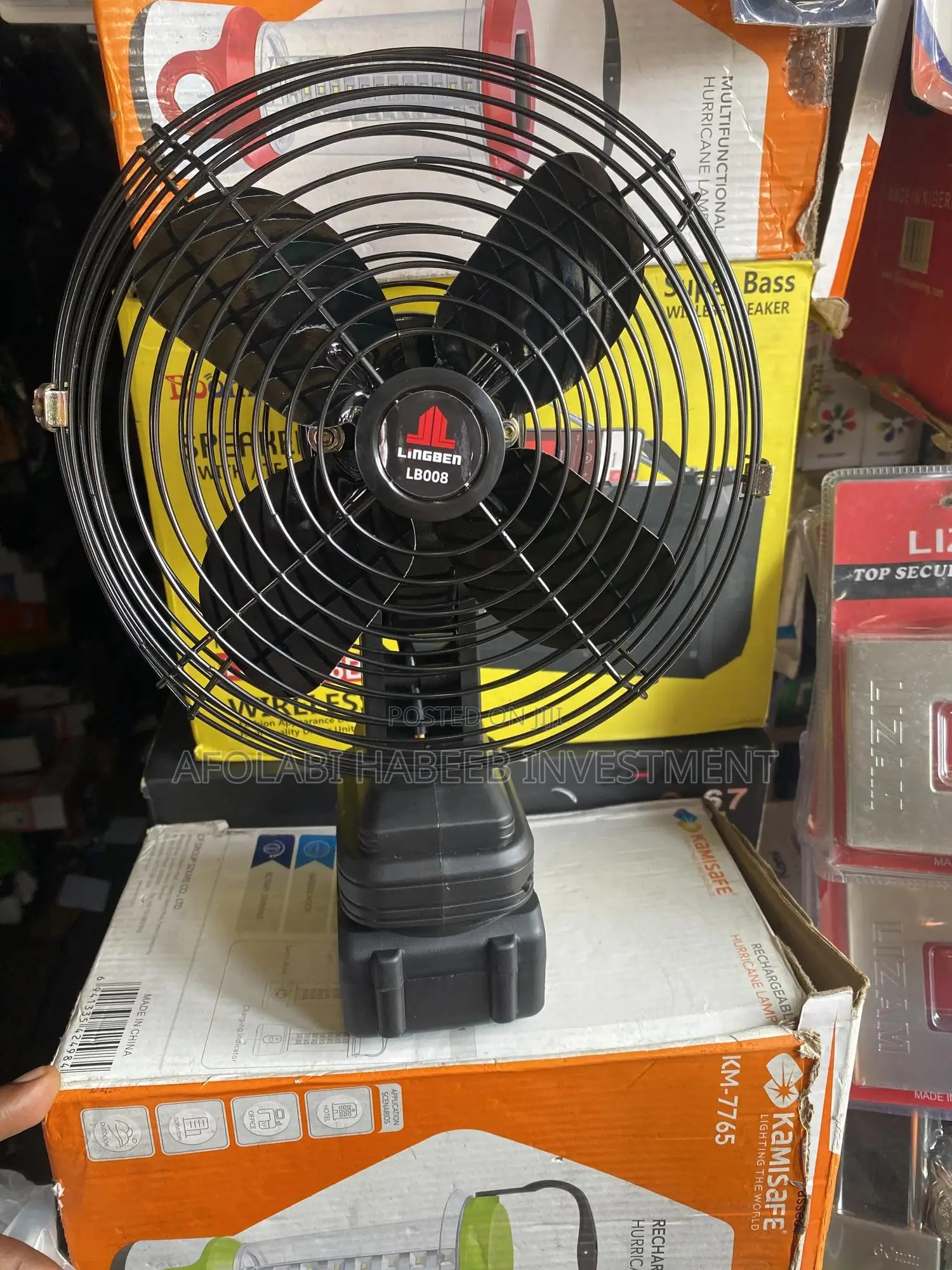 Lithium Electric Fan 48 Volt (Max Lithium-Ion)