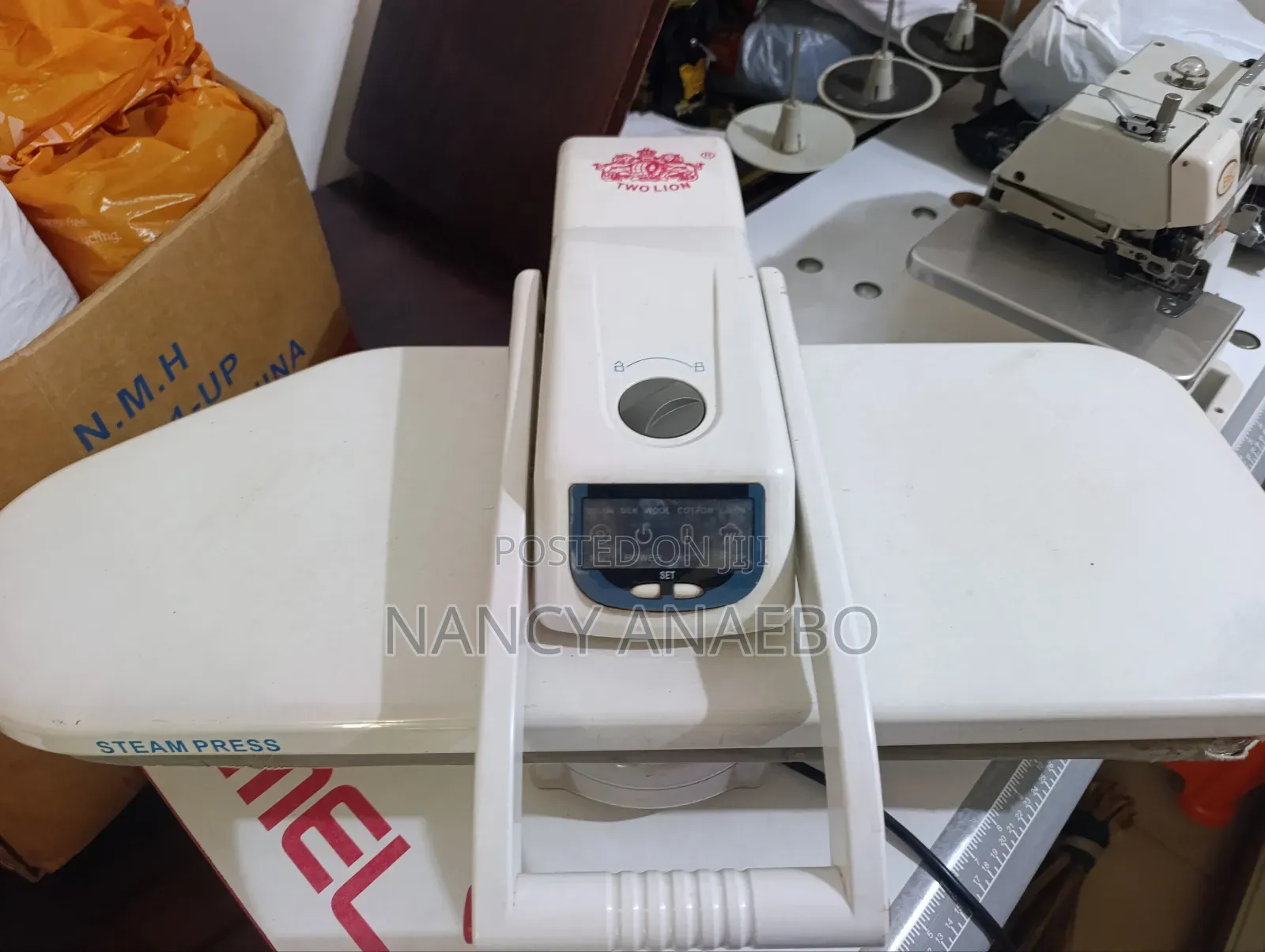 Two Lion Steam Press Iron