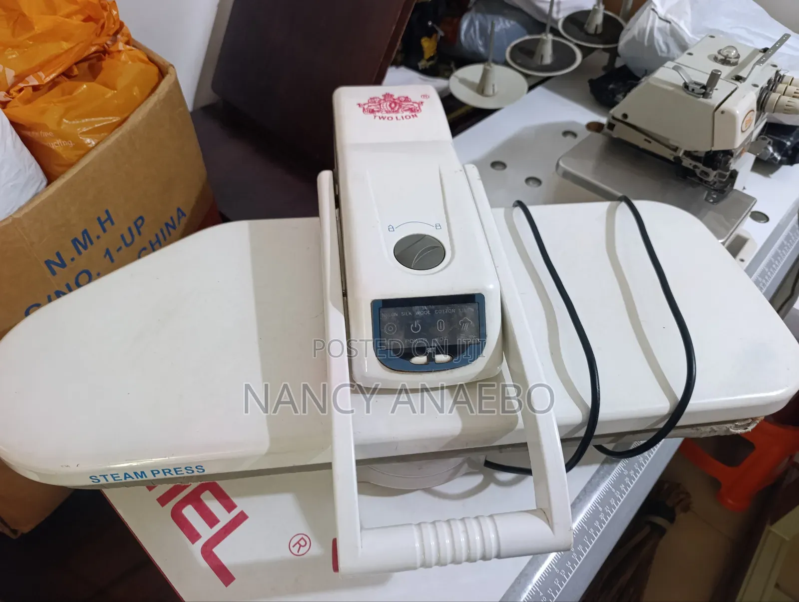 Two Lion Steam Press Iron