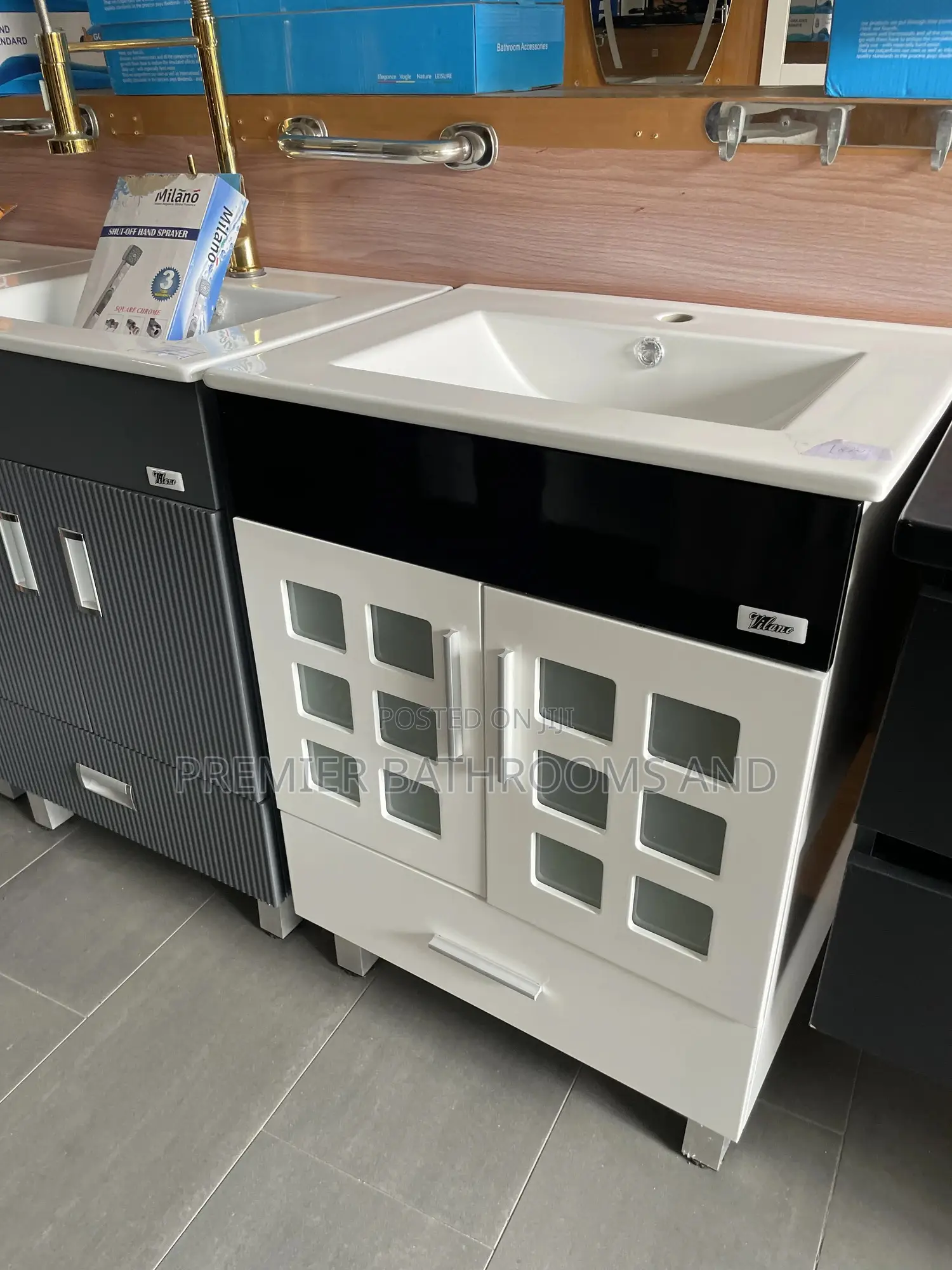 Black and White Cabinets