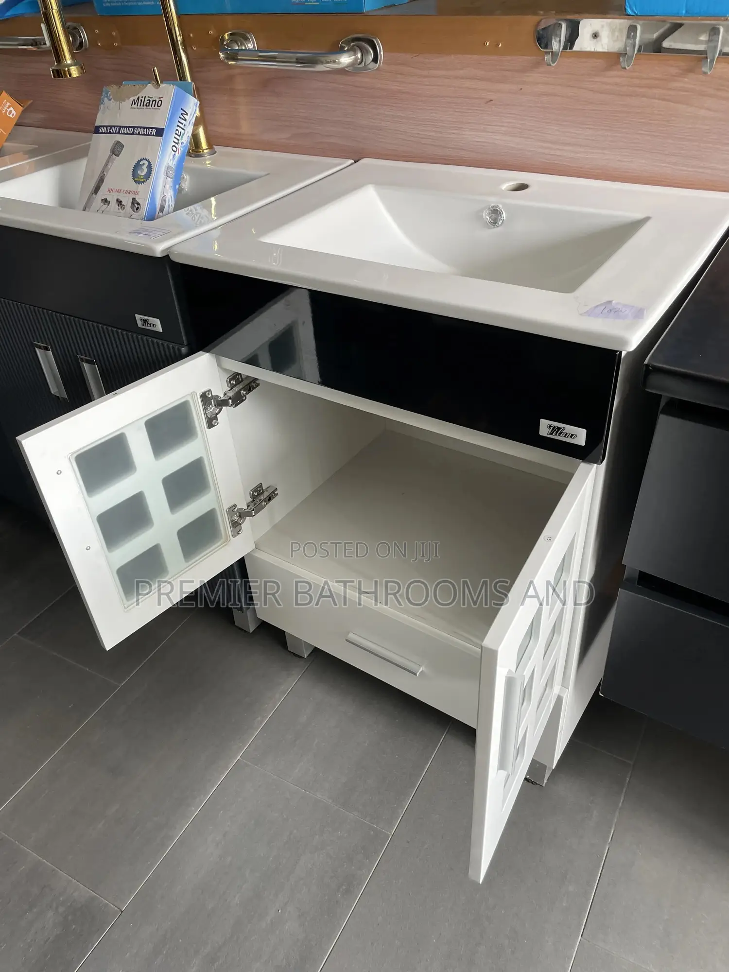Black and White Cabinets