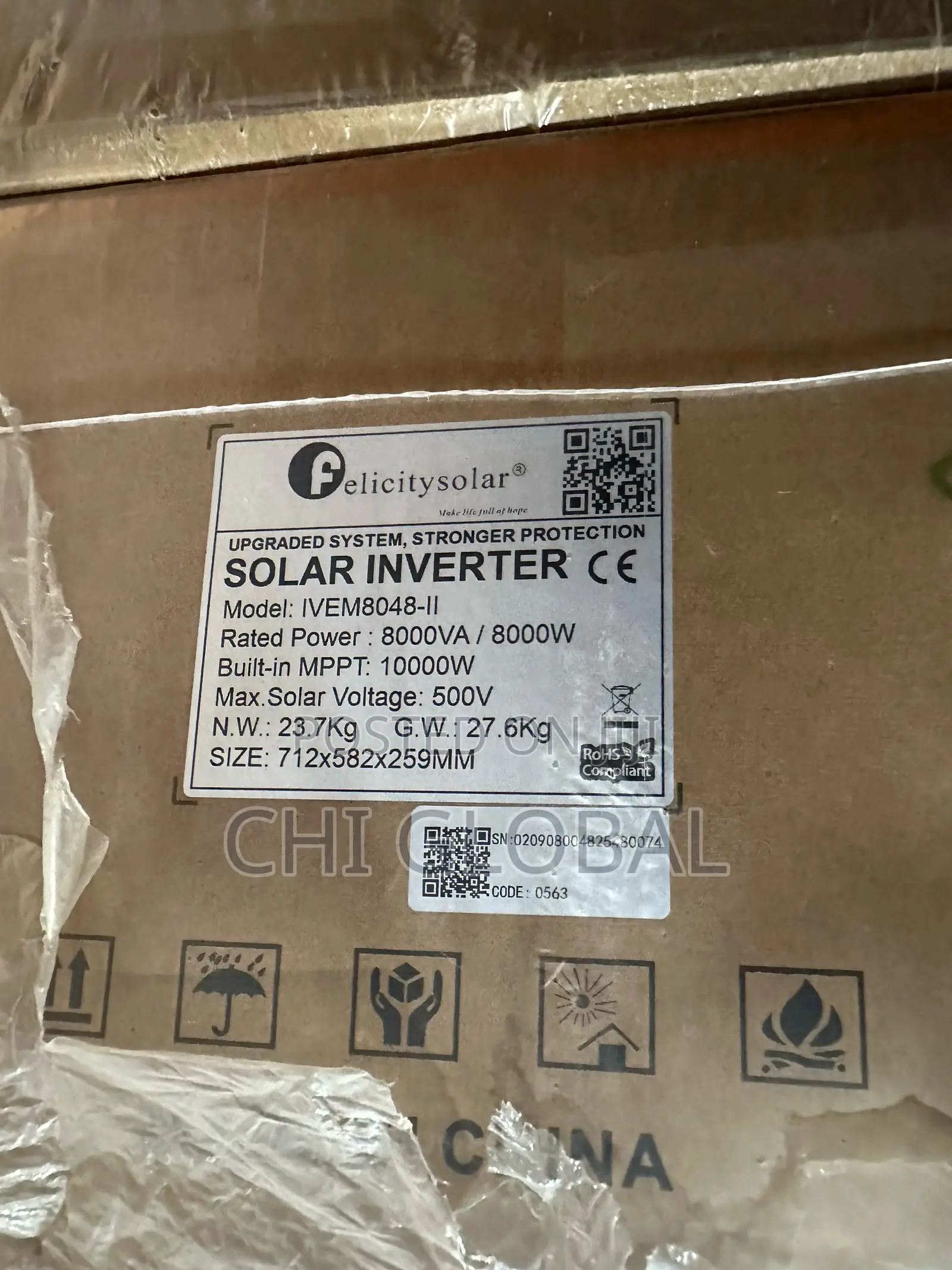 Felicity 8kva 48v Hybrid Inverter