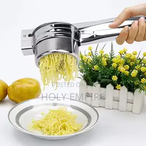 3 in 1 Stainless Steel Manual Potato Squeezer Large Capacity Multi-Use
