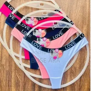 Cotton Sexy Love Gstring for Ladies 4pieces· Thong · Cotton