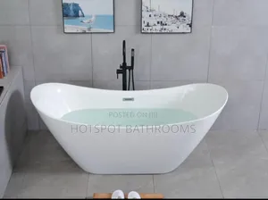 Premium Standalone Bathtub – Strong Acrylic Design ( Pay on Delivery )