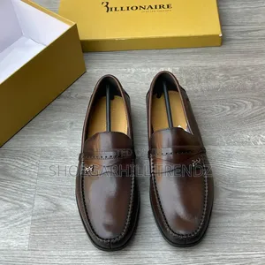 Billonaire Men's Leather Loafers Shoes