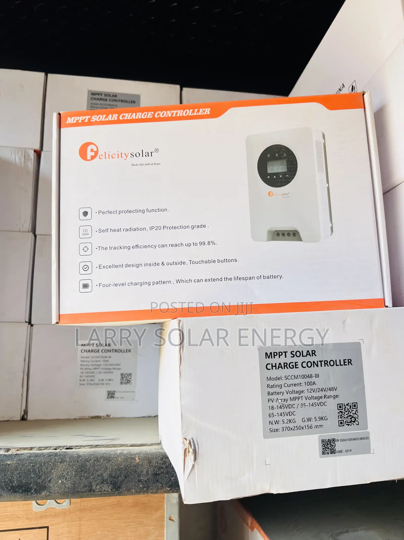 100ah Felicity MPPT Solar Charge Controller