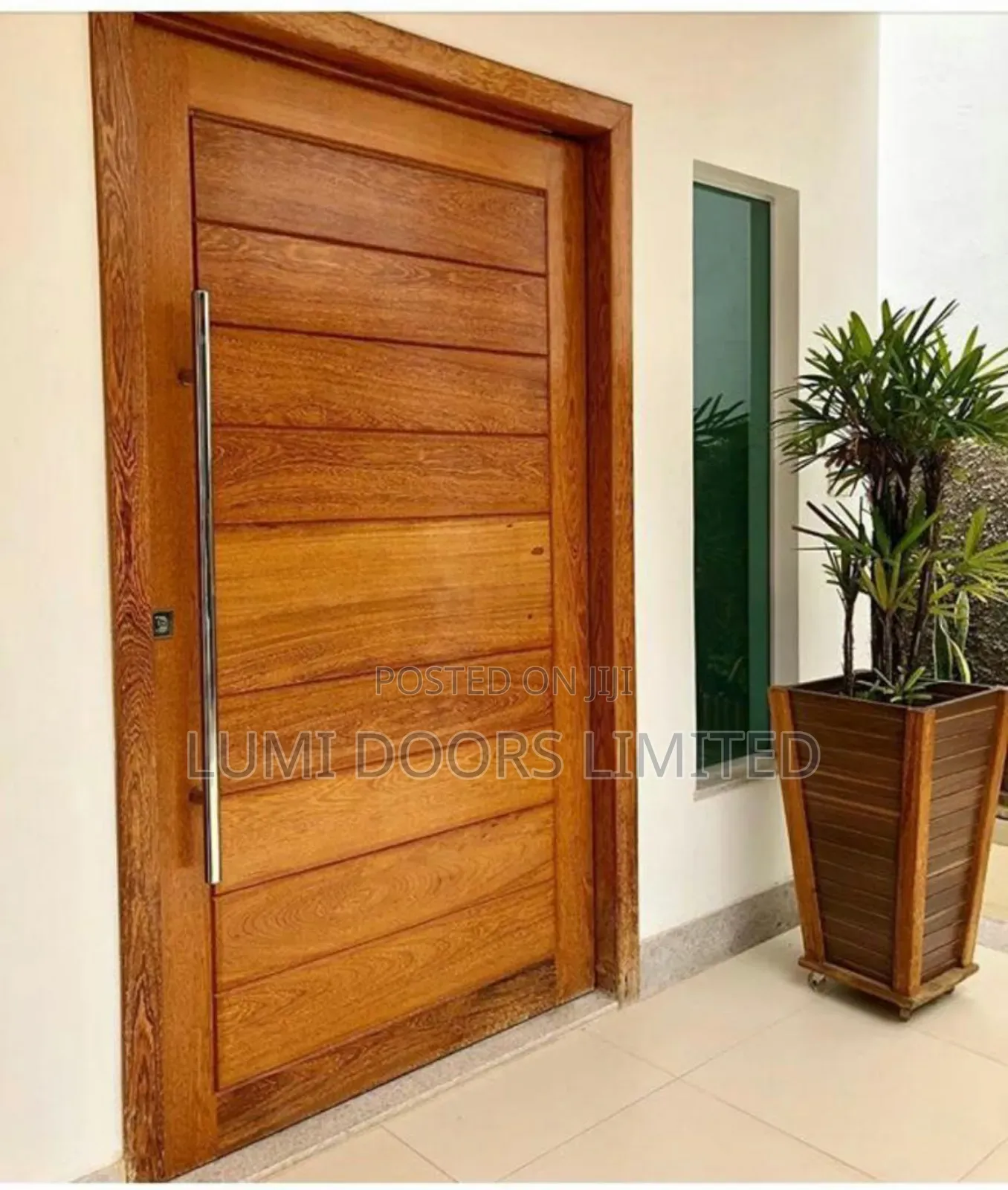 Hardwood Security Door Single Leaf