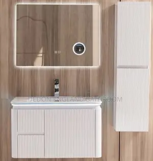England Standard Luxury Cabinet Basin With Led Mirror and Shelf
