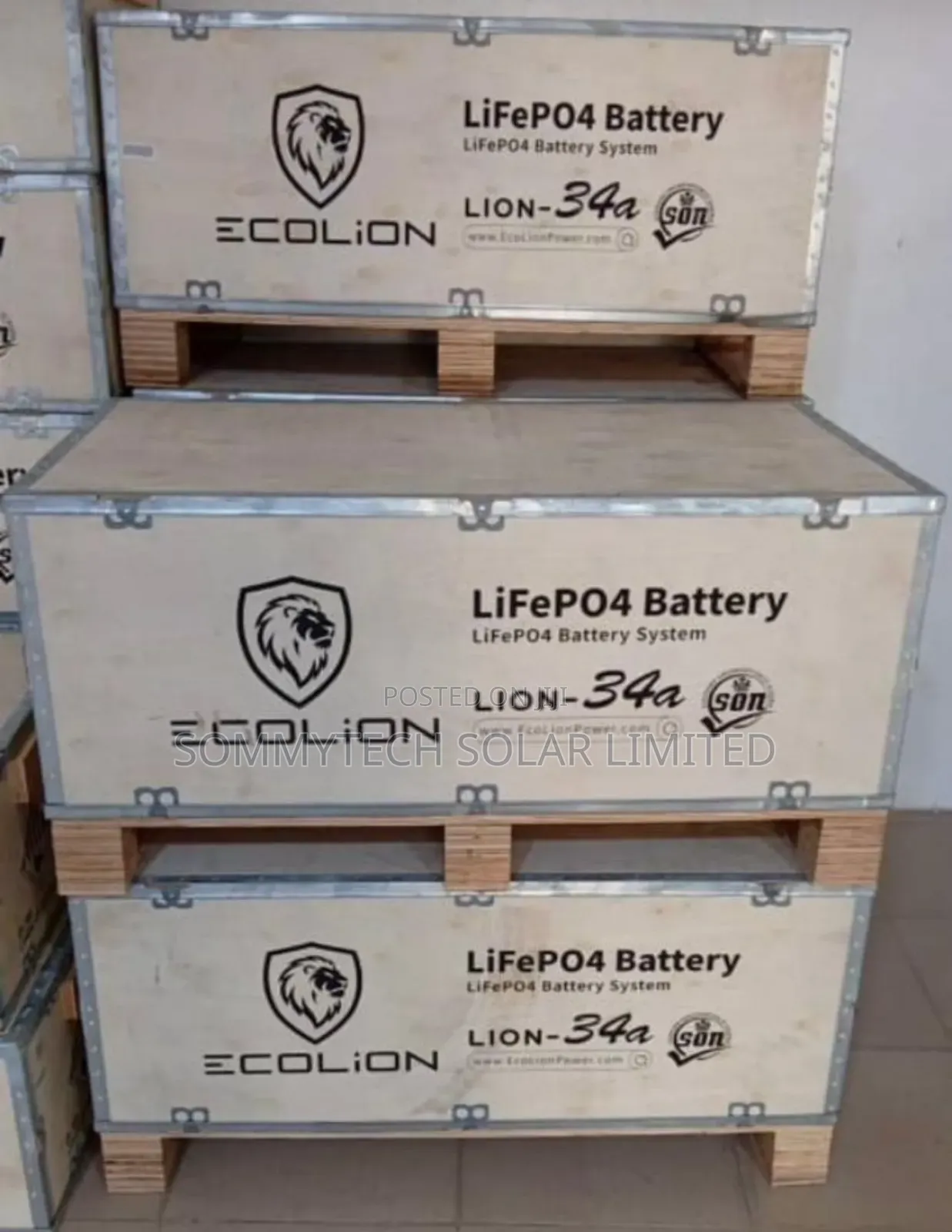 10kwh Eco Lion Life P04 Battery