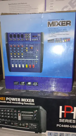 4 Channel Mixer Powered