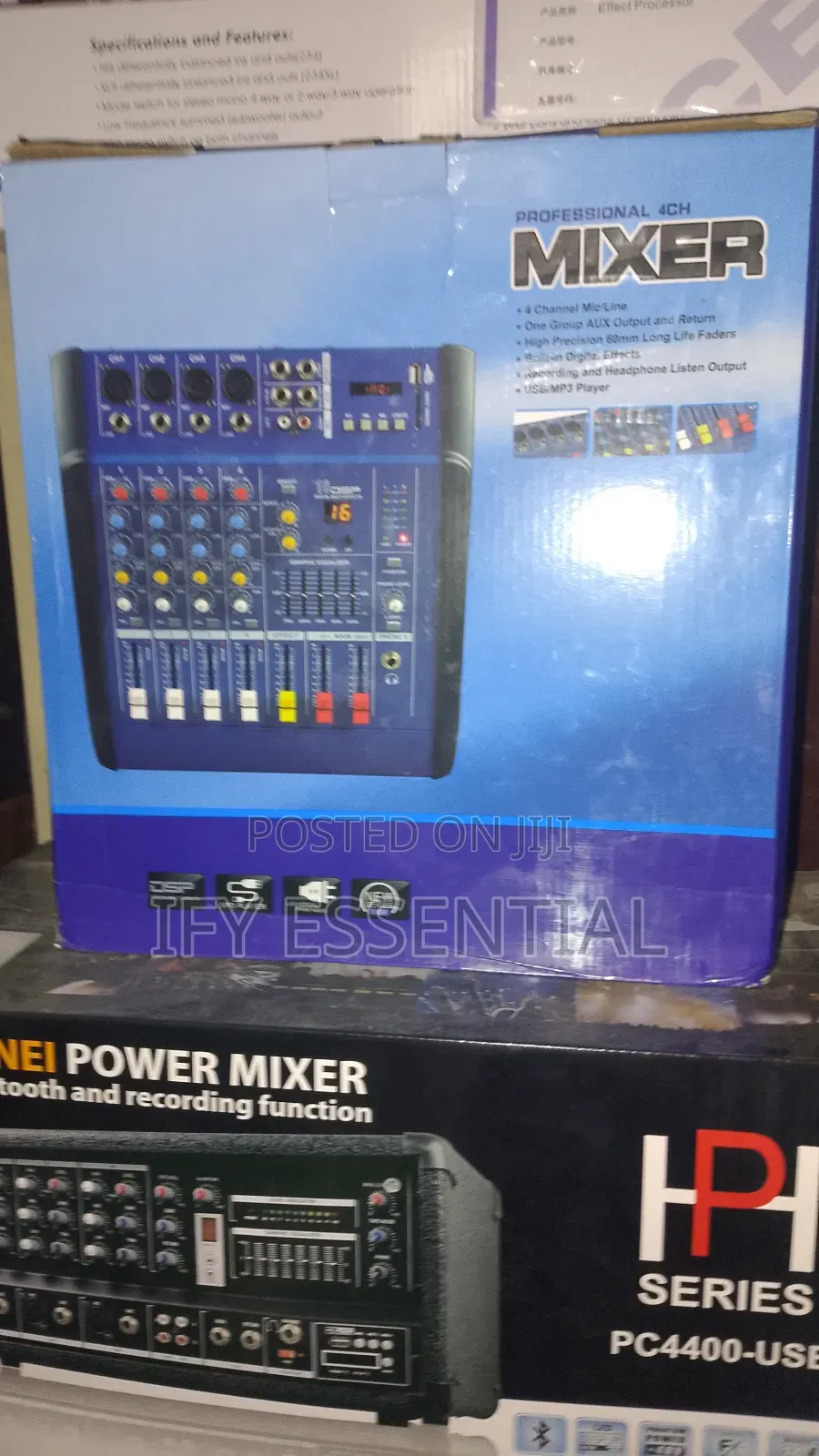 4 Channel Mixer Powered