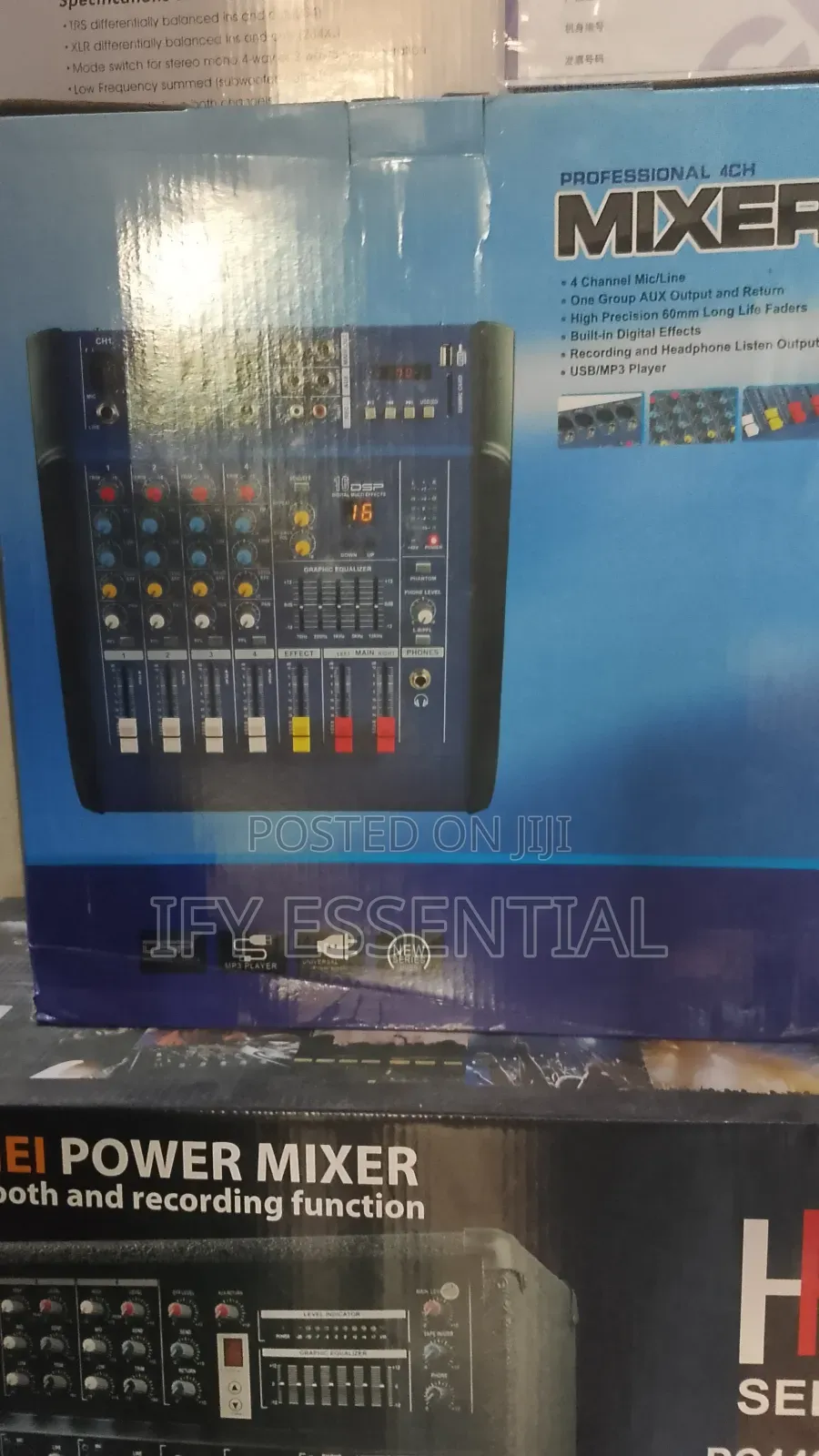 4 Channel Mixer Powered