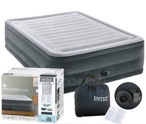 Intex Queen Size Air Mattress With in-Built Electric Pump