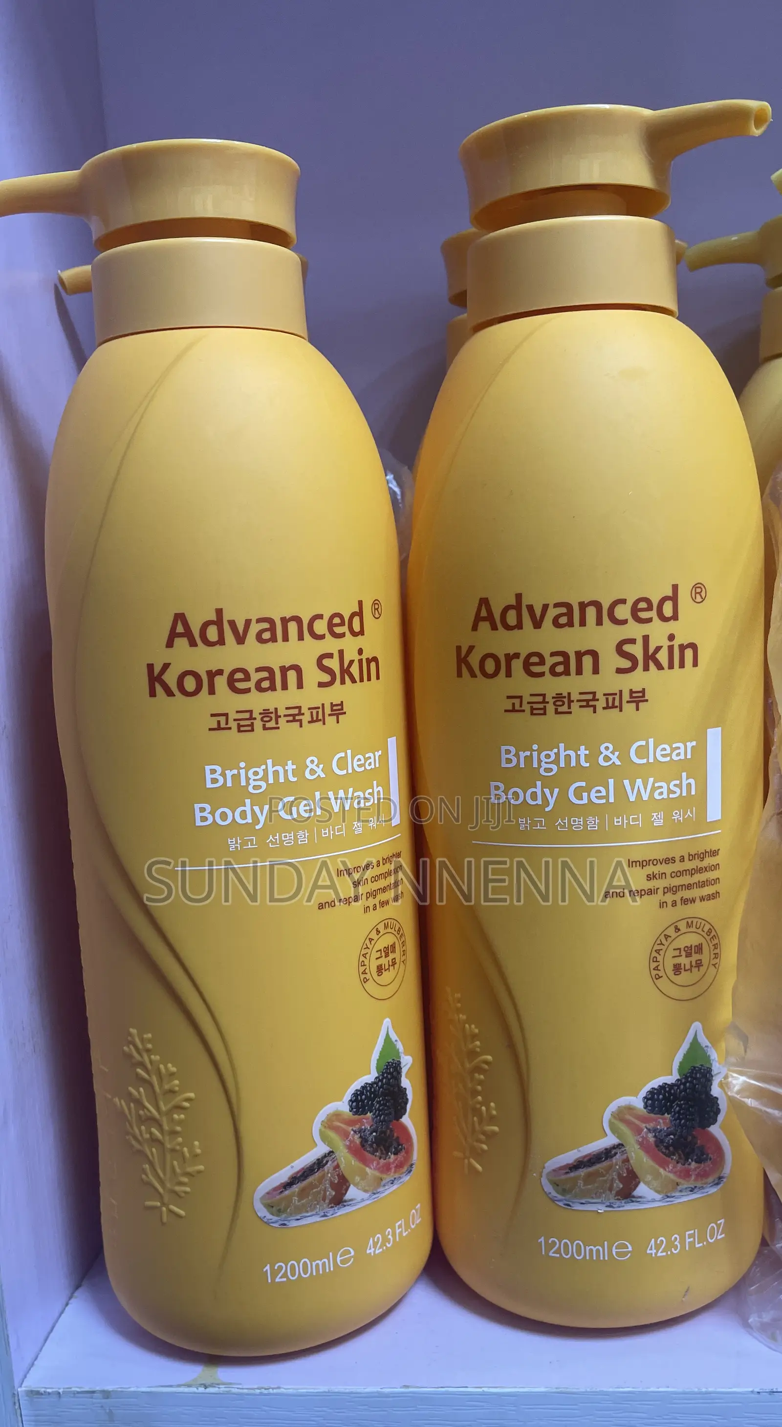 Advanced Korean Bright and Clear Shower Gel