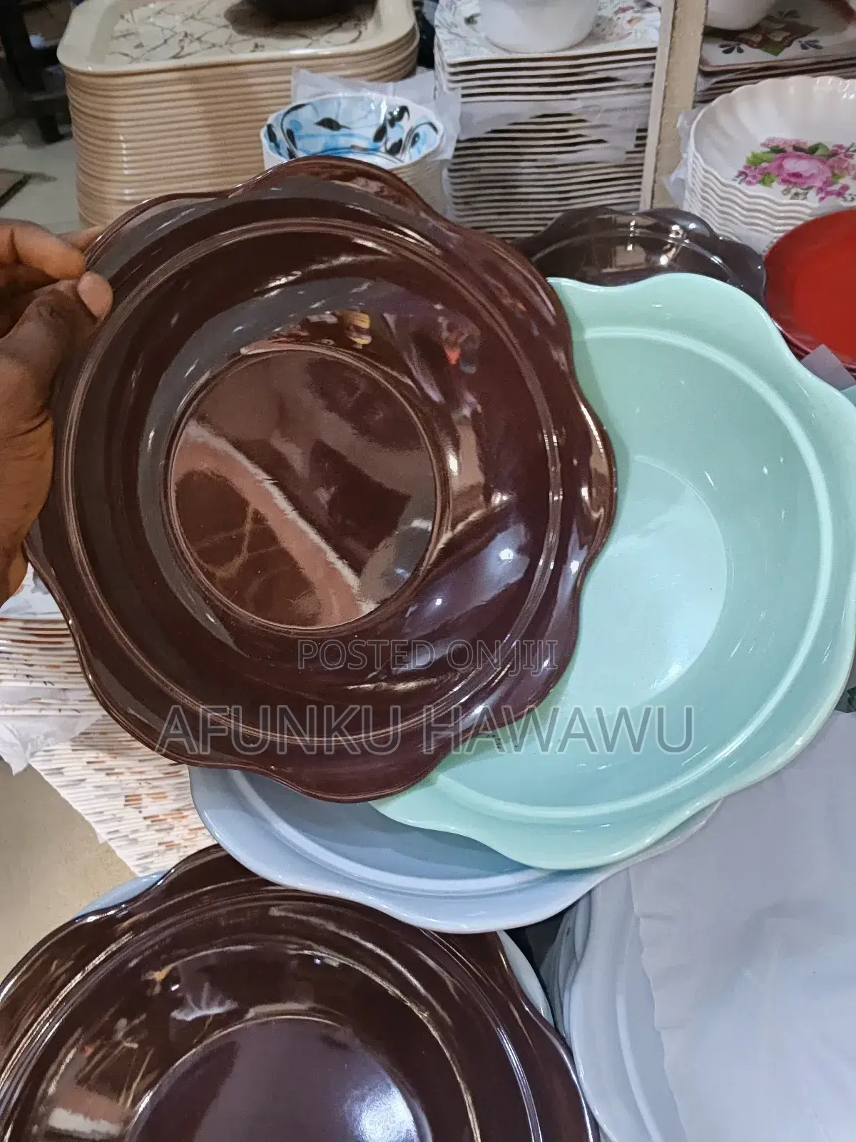Ceramic Plates Bowls 12pcs