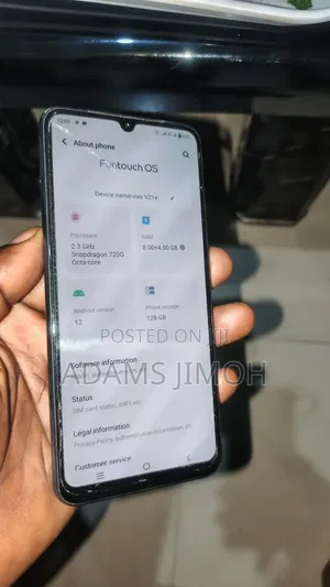 Vivo V21e 128 GB Blue