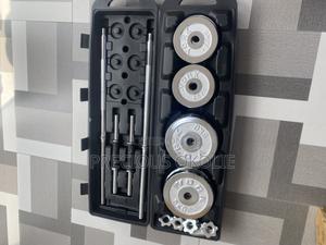 50kg Chrome Barbell and Dumbbell Set