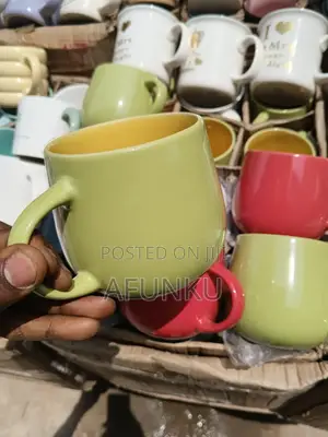 Glass Mug Inside Color 48pcs in a Pack